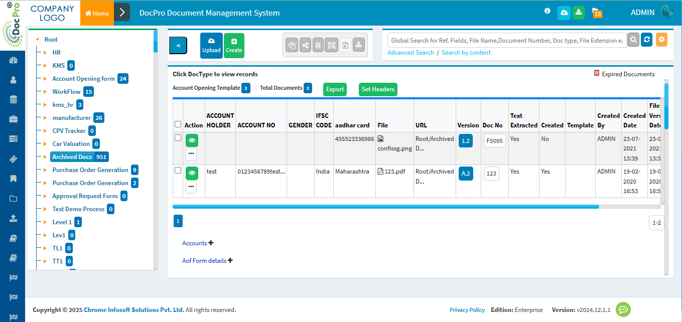 DocPro product screenshot